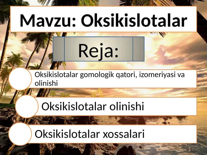 Oksikislotalar 1