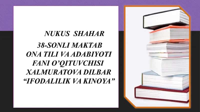 38-sonli Maktab Ona tili va Adabiyoti fani o'qituvchisi 1