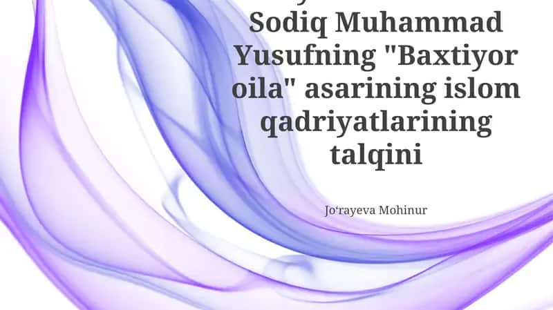 "Baxtiyor oila" 1