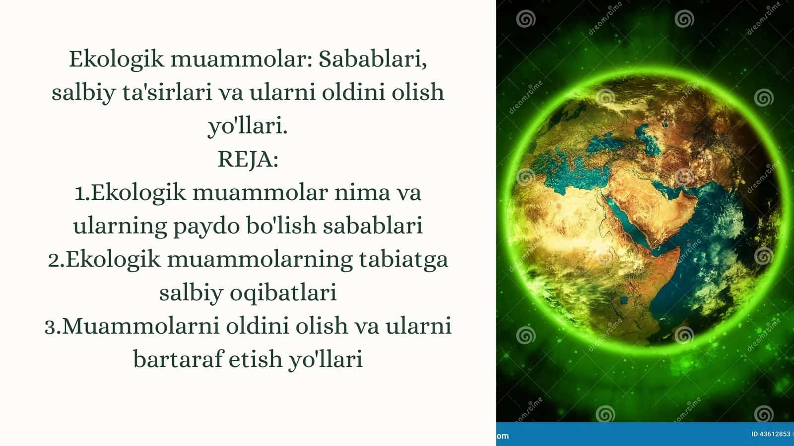 Ekologik muammolar: Sabablari, salbiy ta'sirlari va ularni oldini olish yo'llari 1