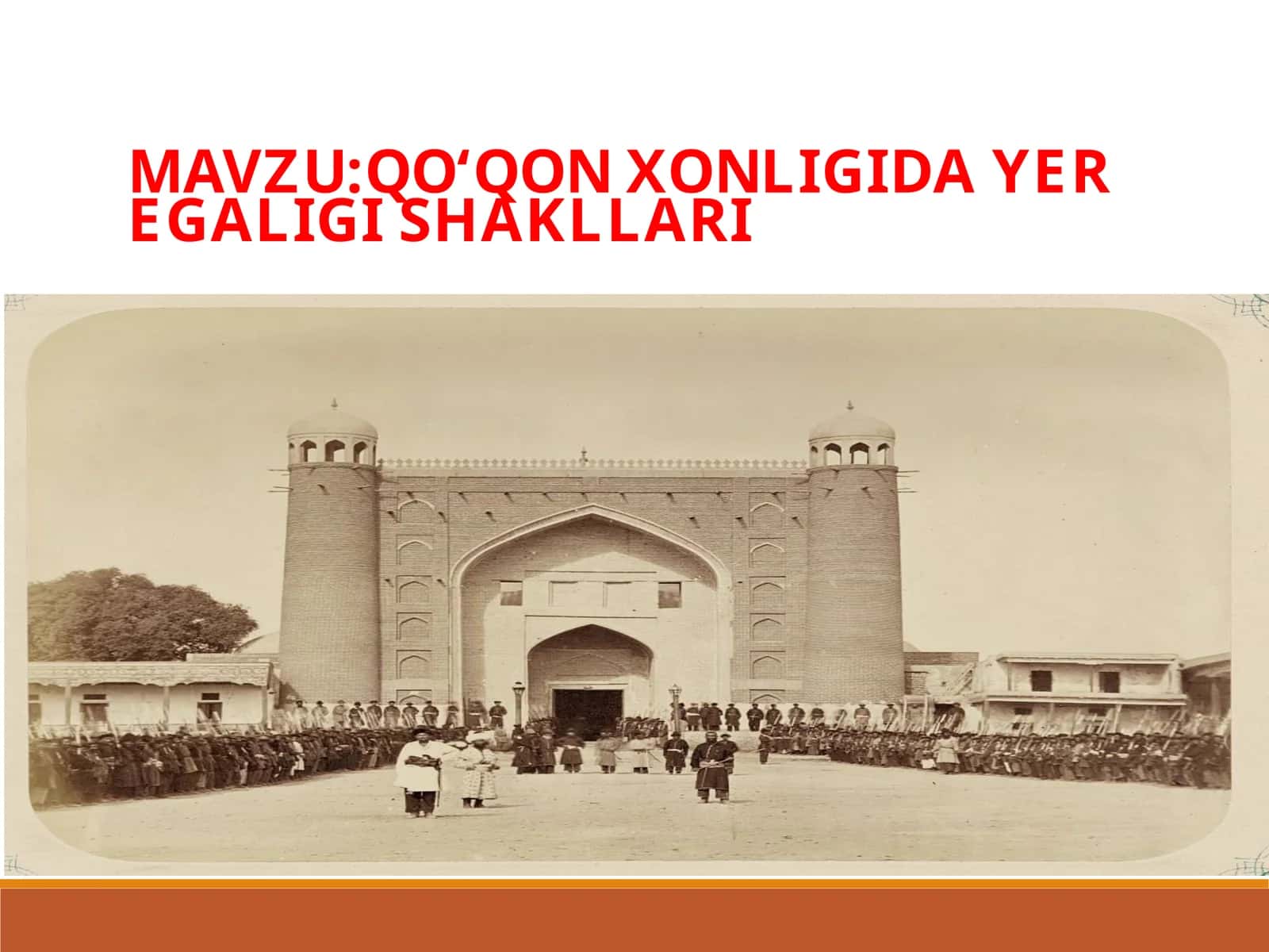 QO‘QON XONLIGIDA YER EGALIGI SHAKLLARI 1