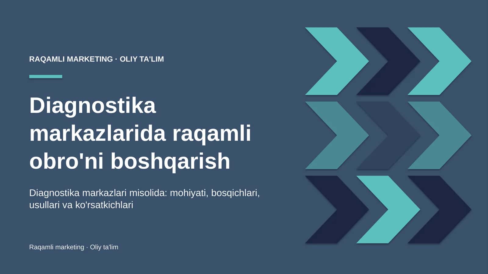 diagnostika markazlarida raqamli obro'ni boshqarish 3934 1