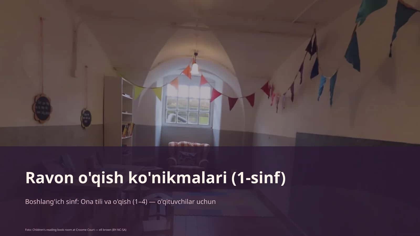 Ravon o'qish ko'nikmalari (1-sinf) 1