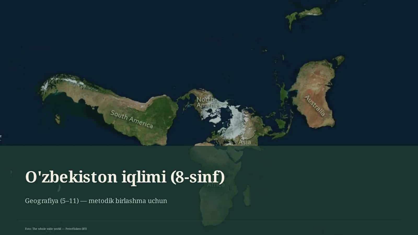 O'zbekiston iqlimi (8-sinf) 1