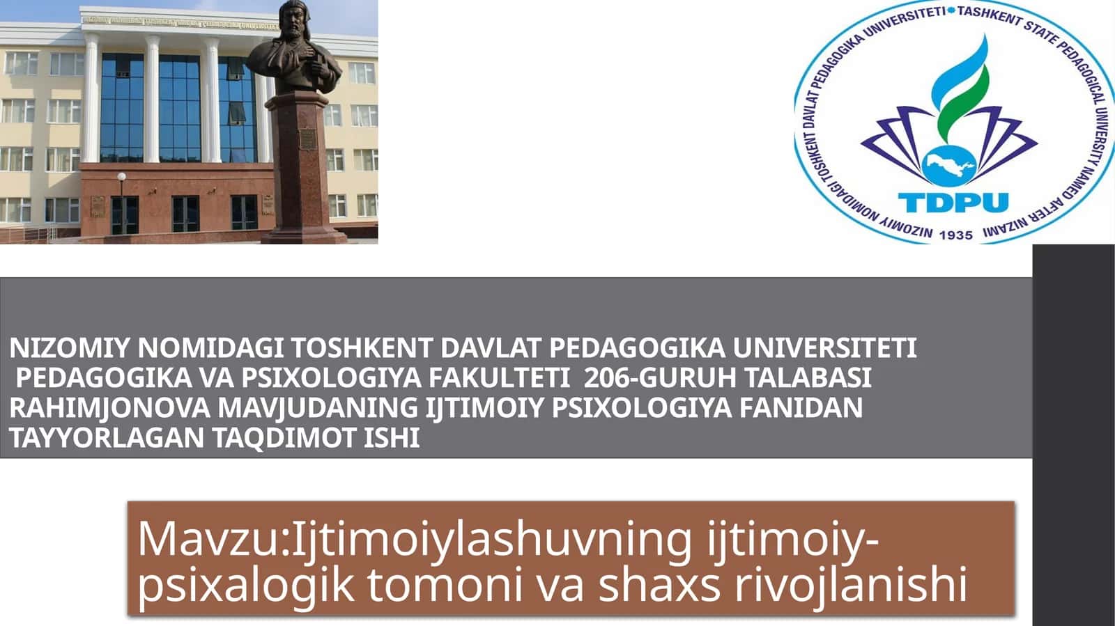 Ijtimoiylashuvningijtimoiy-psixalogiktomonivashaxsrivojlanishi 1