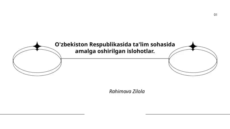 O'zbekiston Respublikasida ta'lim sohasida amalga oshirilgan islohotlar. 1