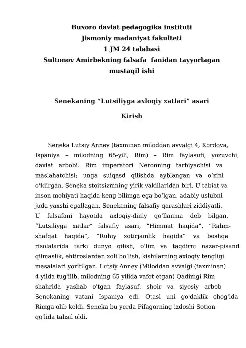 Lutsiliyga xatlar 1
