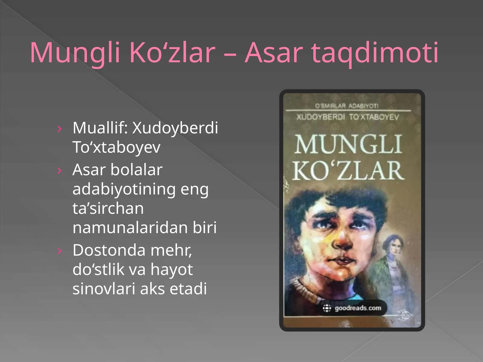 Mungli Ko‘zlar 1
