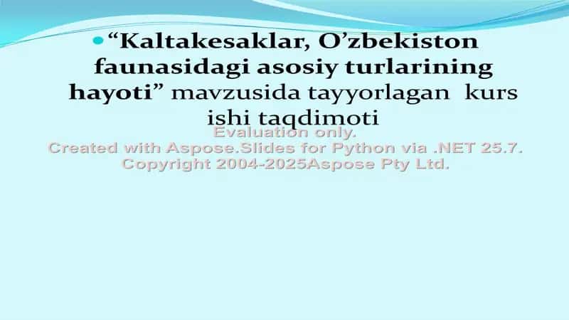 Kaltakesaklar, O’zbekiston faunasidagi asosiy turlarining hayoti 1