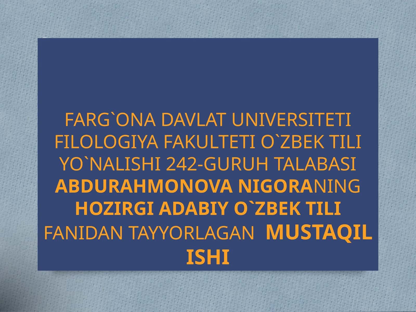Morfemika va morfonologiyaga oid tushunchalar 1