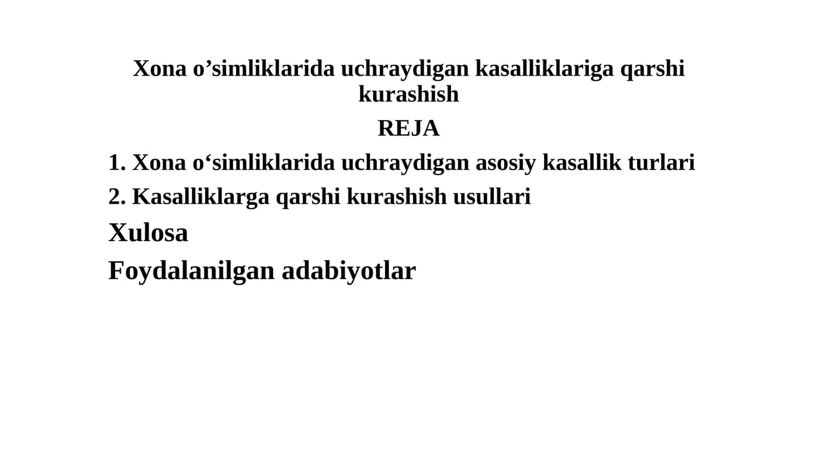 Xonao’simliklaridauchraydigankasalliklarigaqarshikurashish 1
