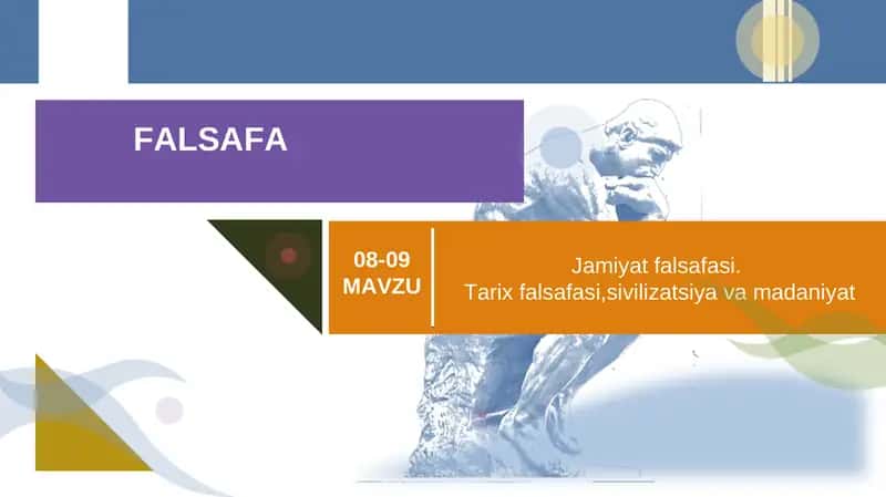 Jamiyat va tarixningo‘zgaruvchanligining falsafiy jihatlari 1