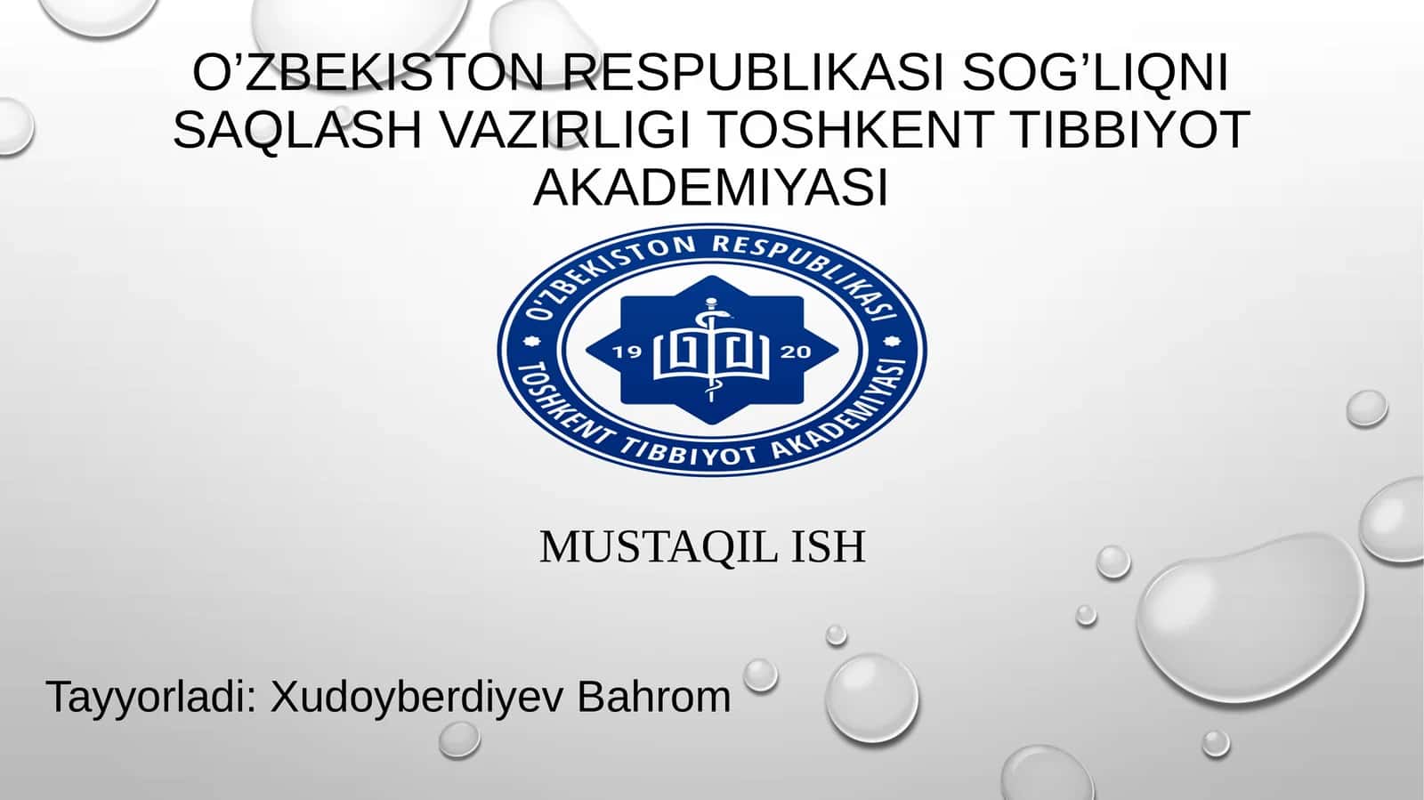 BO’YIN VA BOSH MUSHAKLARI,BO’YIN UCHBURCHAKLARI VA FASSIYALARI 1