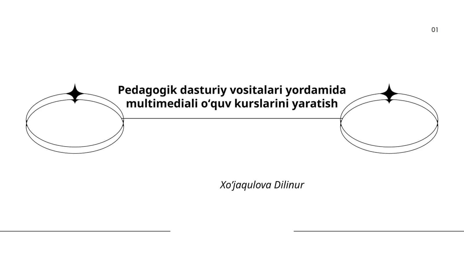 Multimediali oʻquv kurslarini yaratish 1