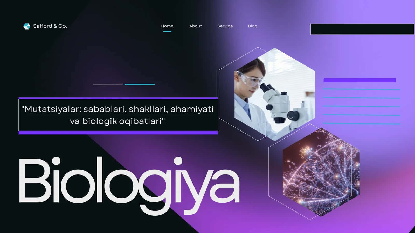 Mutatsiyalar: sabablari, shakllari, ahamiyati va biologik oqibatlari 1