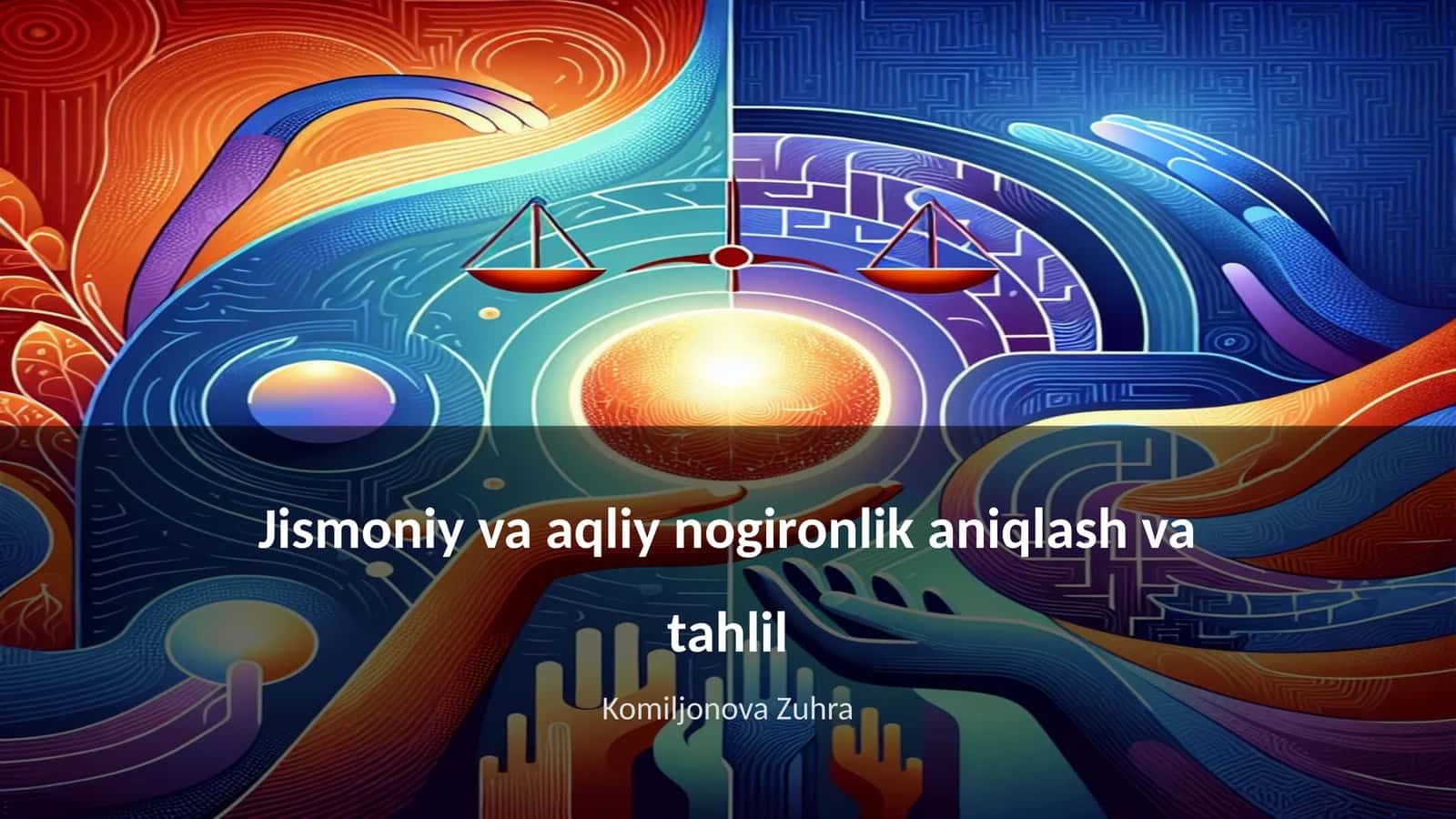 Jismoniy va aqliy nogironlik aniqlash va tahlil 1