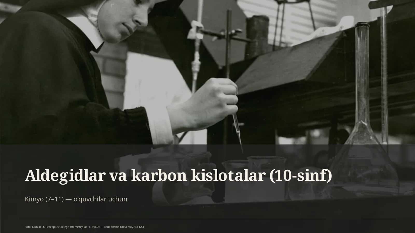 Aldegidlar va karbon kislotalar (10-sinf) 1