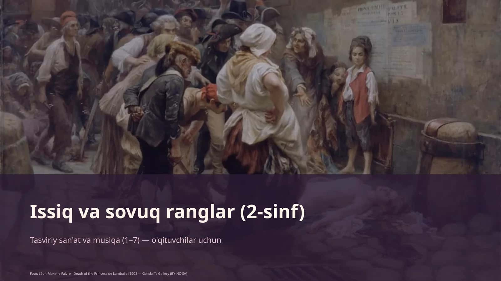 Tasviriy san'at va musiqa (1–7) — o'qituvchilar uchun 1