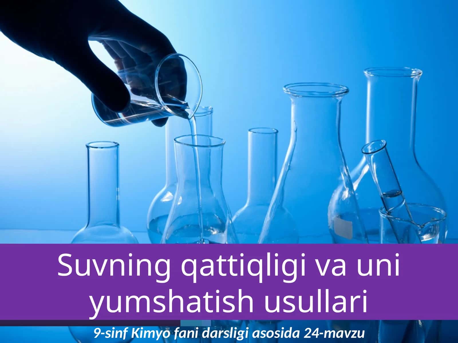 9-sinf Kimyo fanidan darsligi asosida 24-mavzu 1