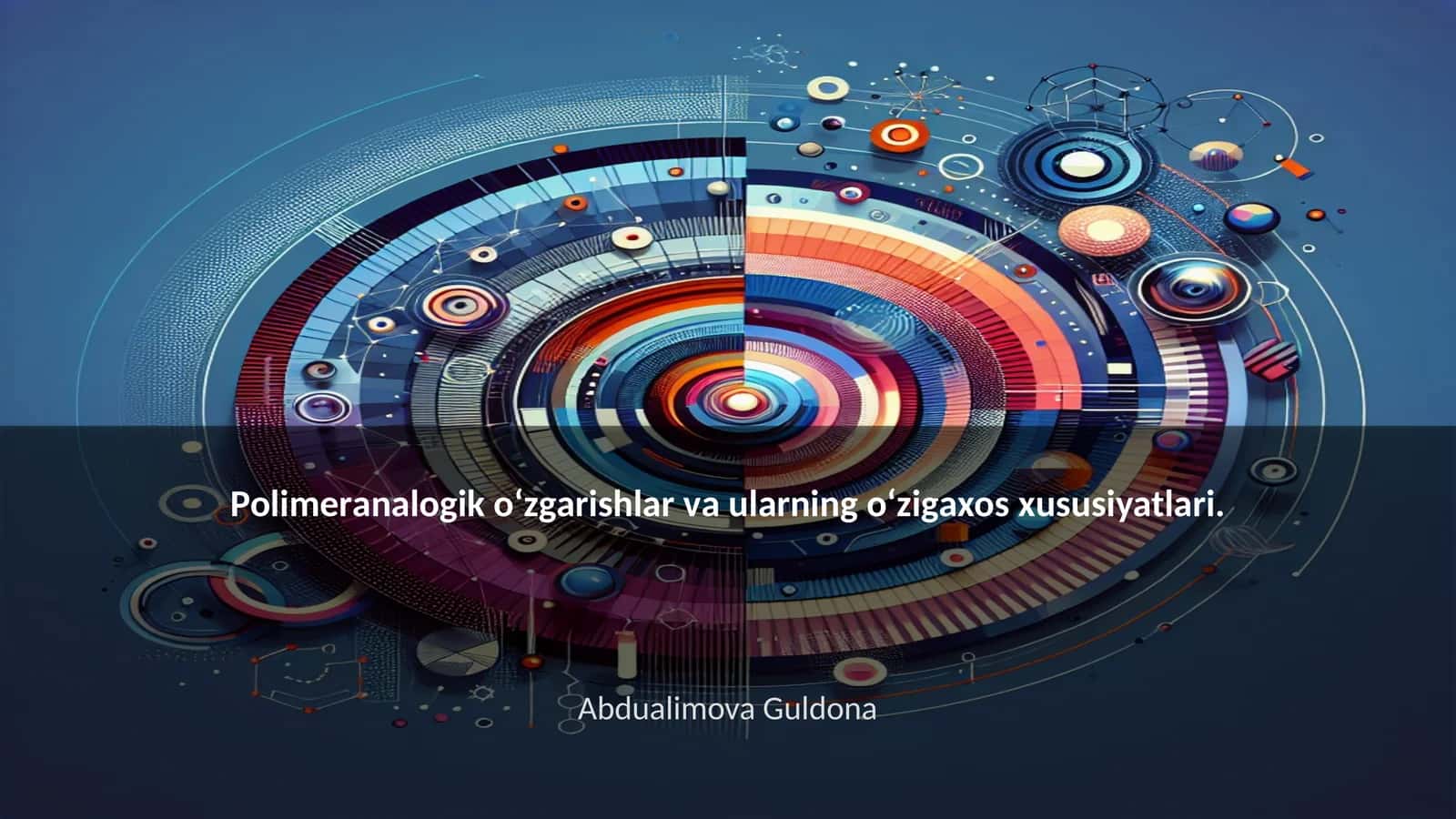 Polimeranalojik o‘zgarishlar va ularning o‘zigaxos xususiyatlari 1
