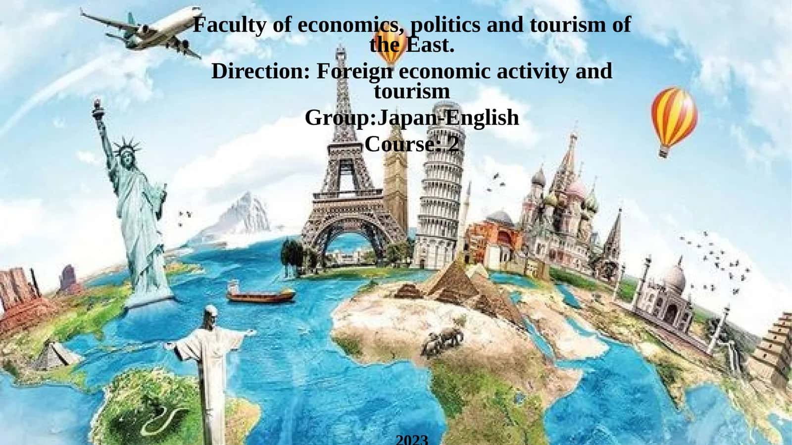 Essence and Content of Marketing in Tourism 1