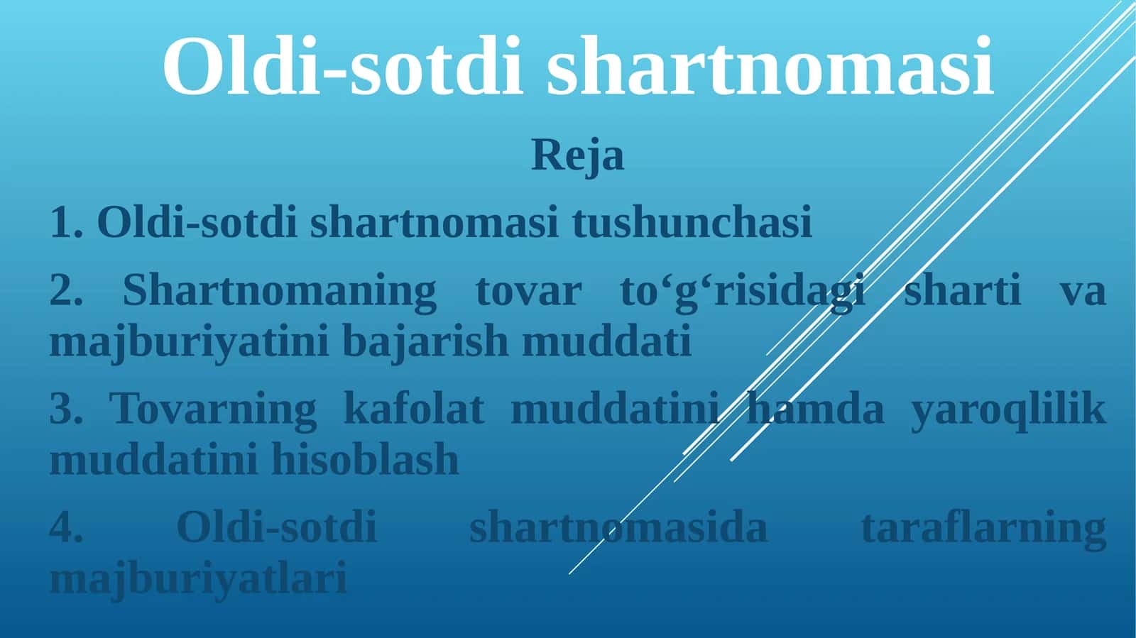 Oldi-sotdi shartnomasi 1