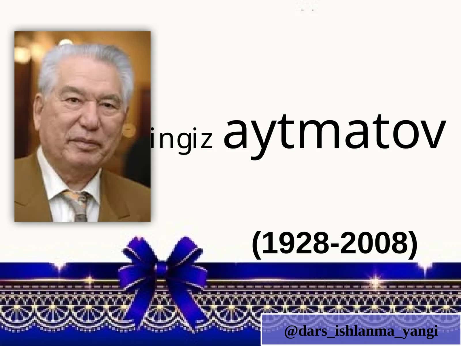 Chingiz   Aytmatov 1