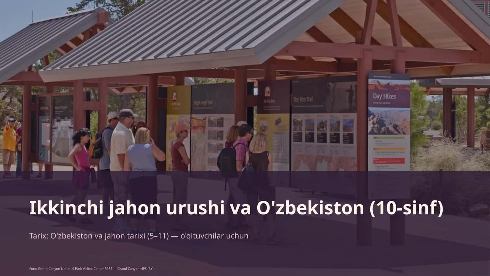 Ikkinchi jahon urushi va O'zbekiston (10-sinf) 1