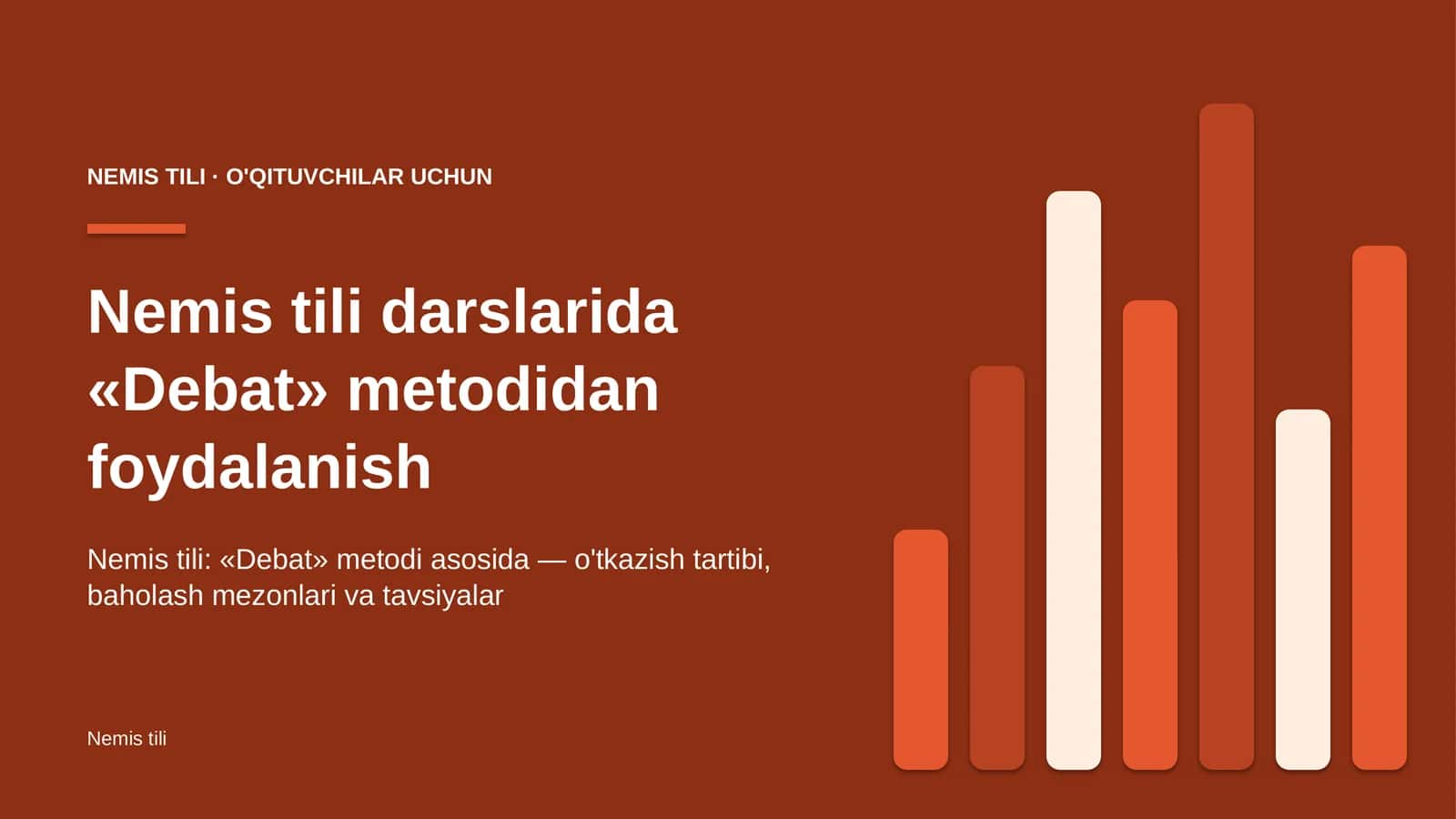 nemis tili darslarida debat metodidan foydalanish 4537 1