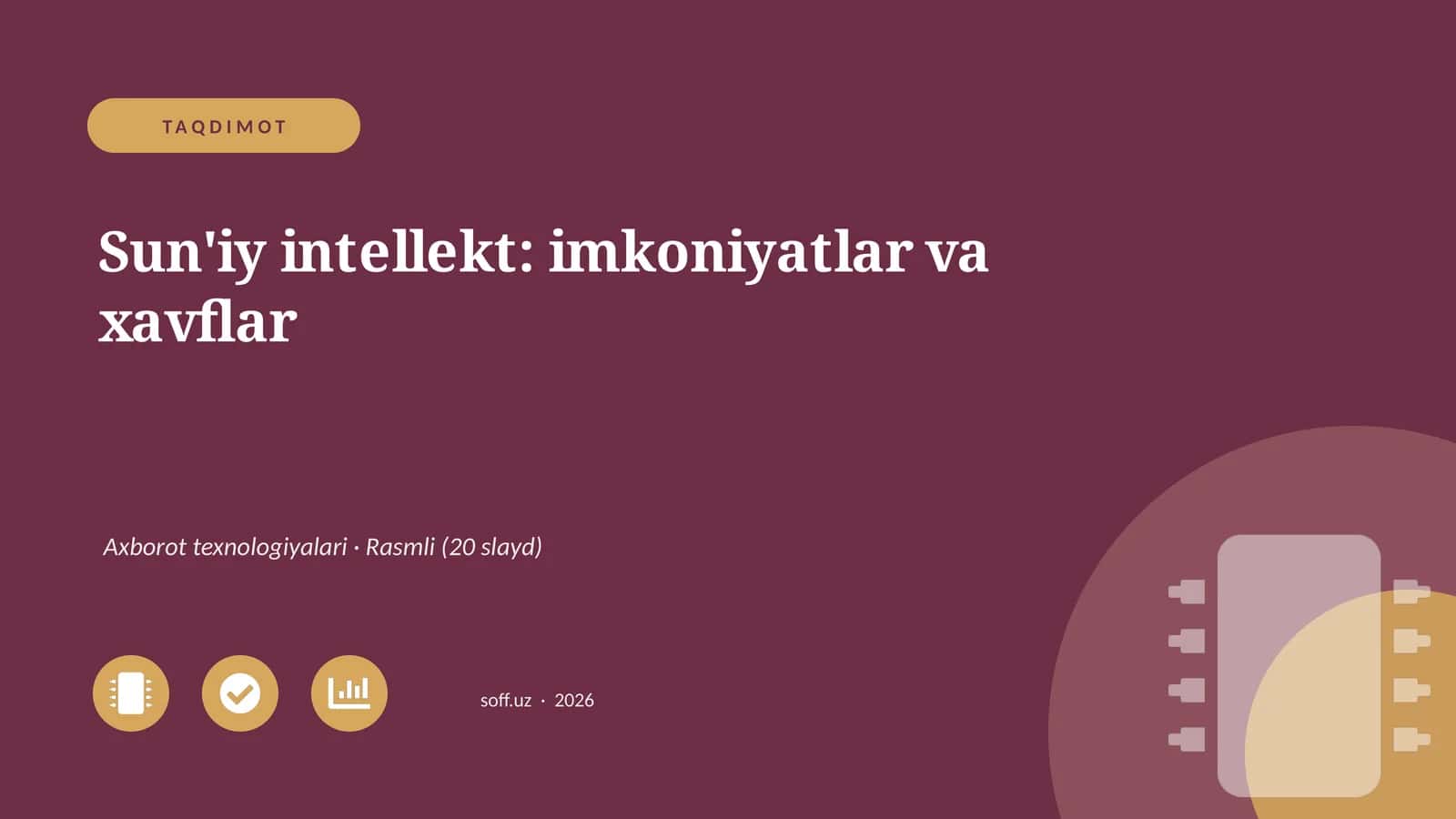 Sun'iy intellekt: imkoniyatlar va xavflar 1
