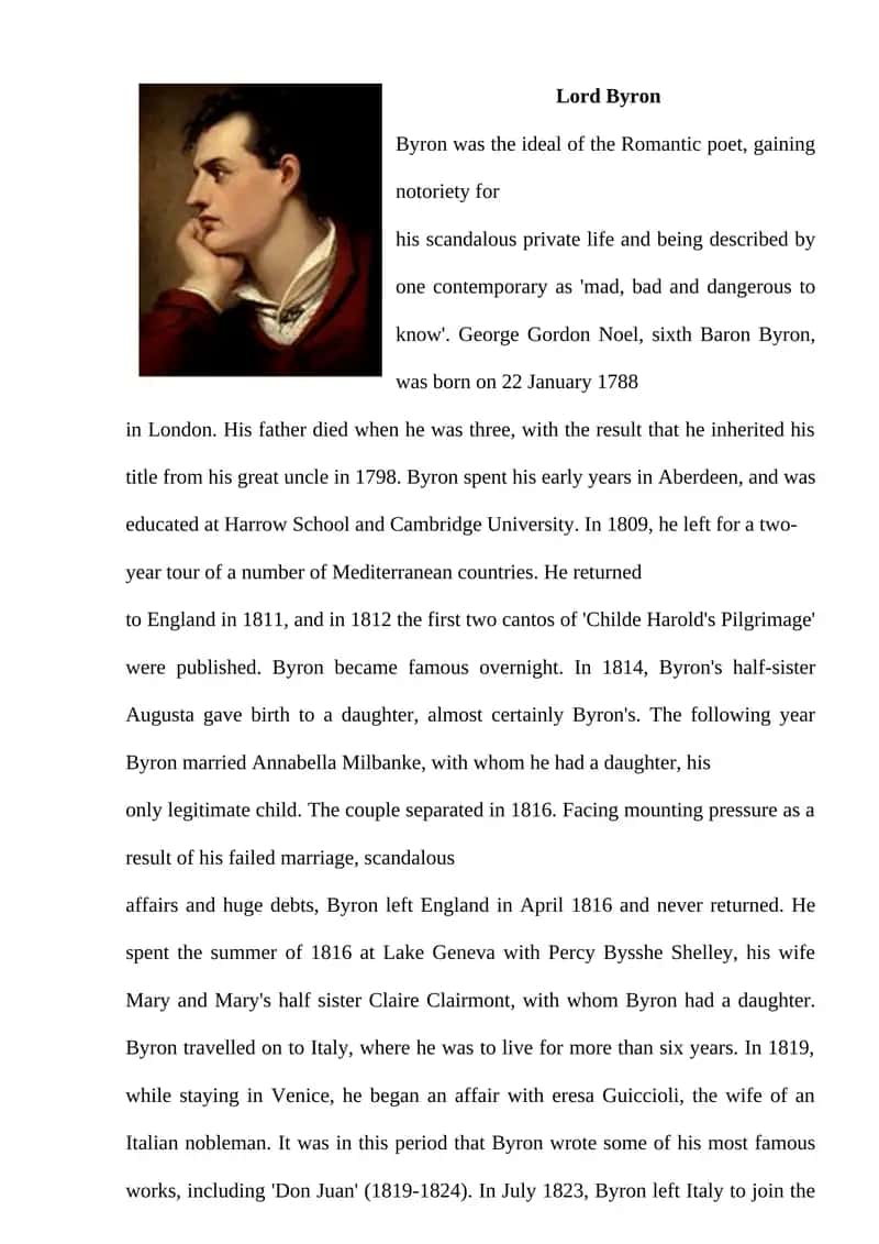 Lord Byron 1