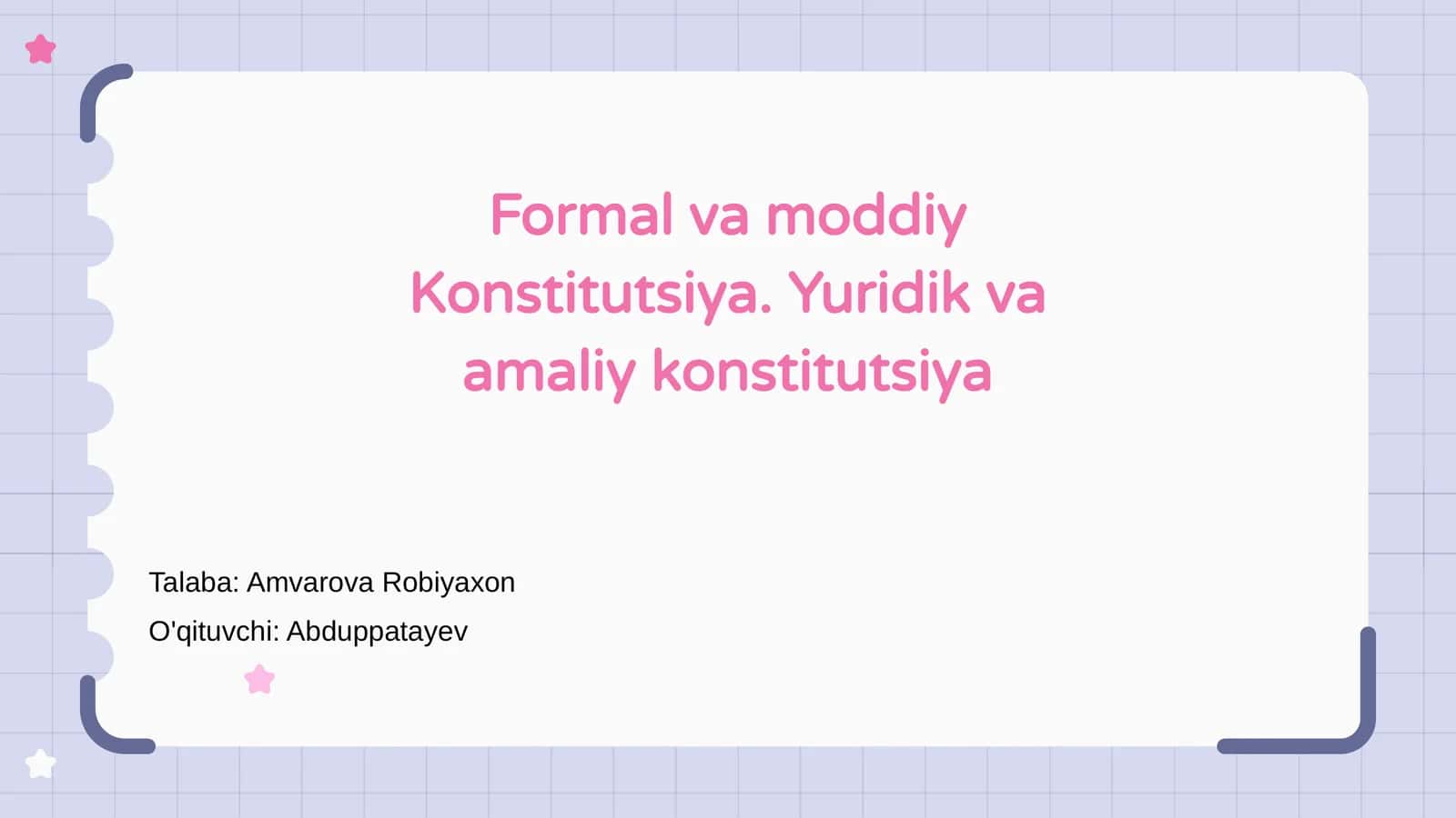 Formal va moddiy Konstitutsiya 1