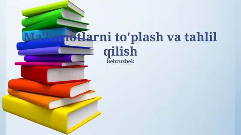 Mashina o'rganishi usullari 1