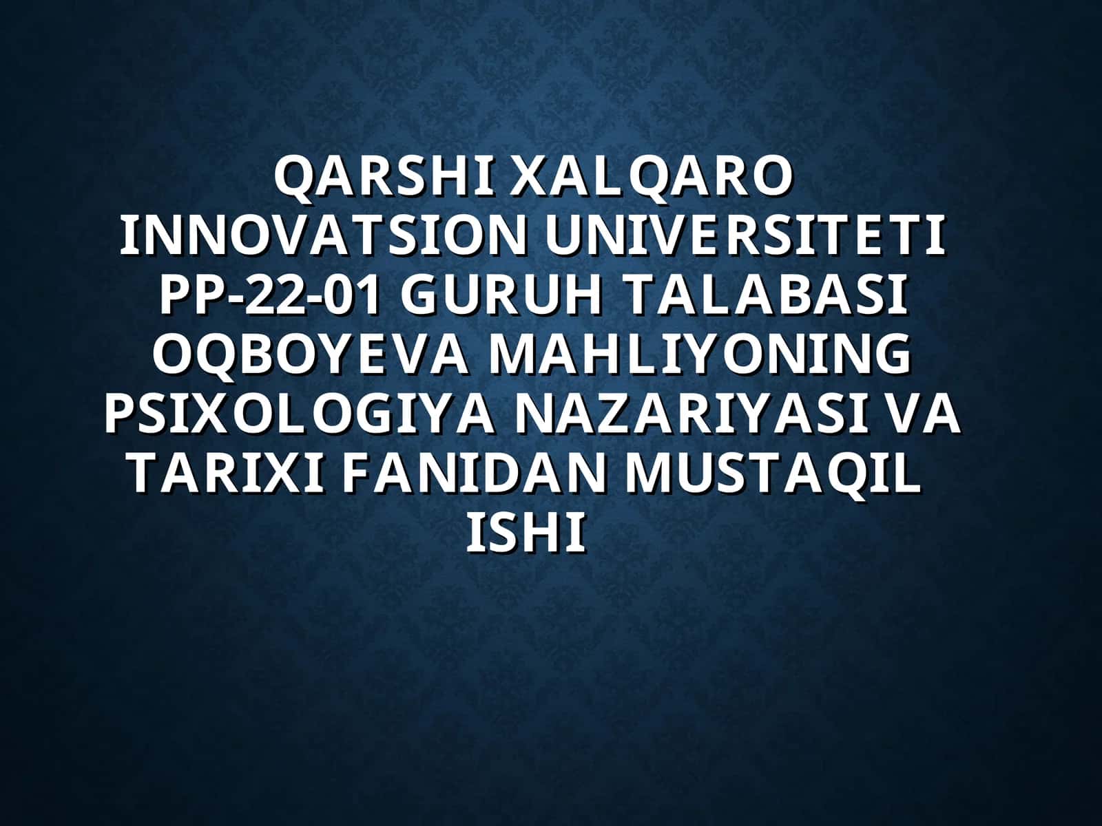 Assotsiativ psixologiyani yuzaga kelishi va rivojlanishi 1
