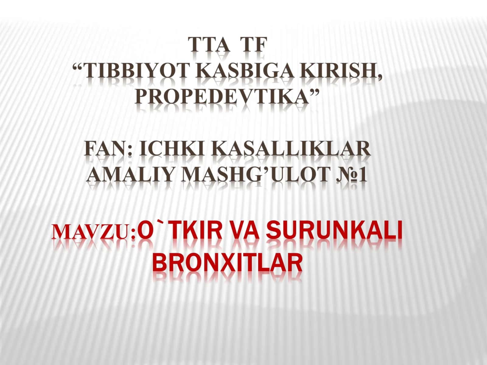 Bronxlar shilliq qavati 1