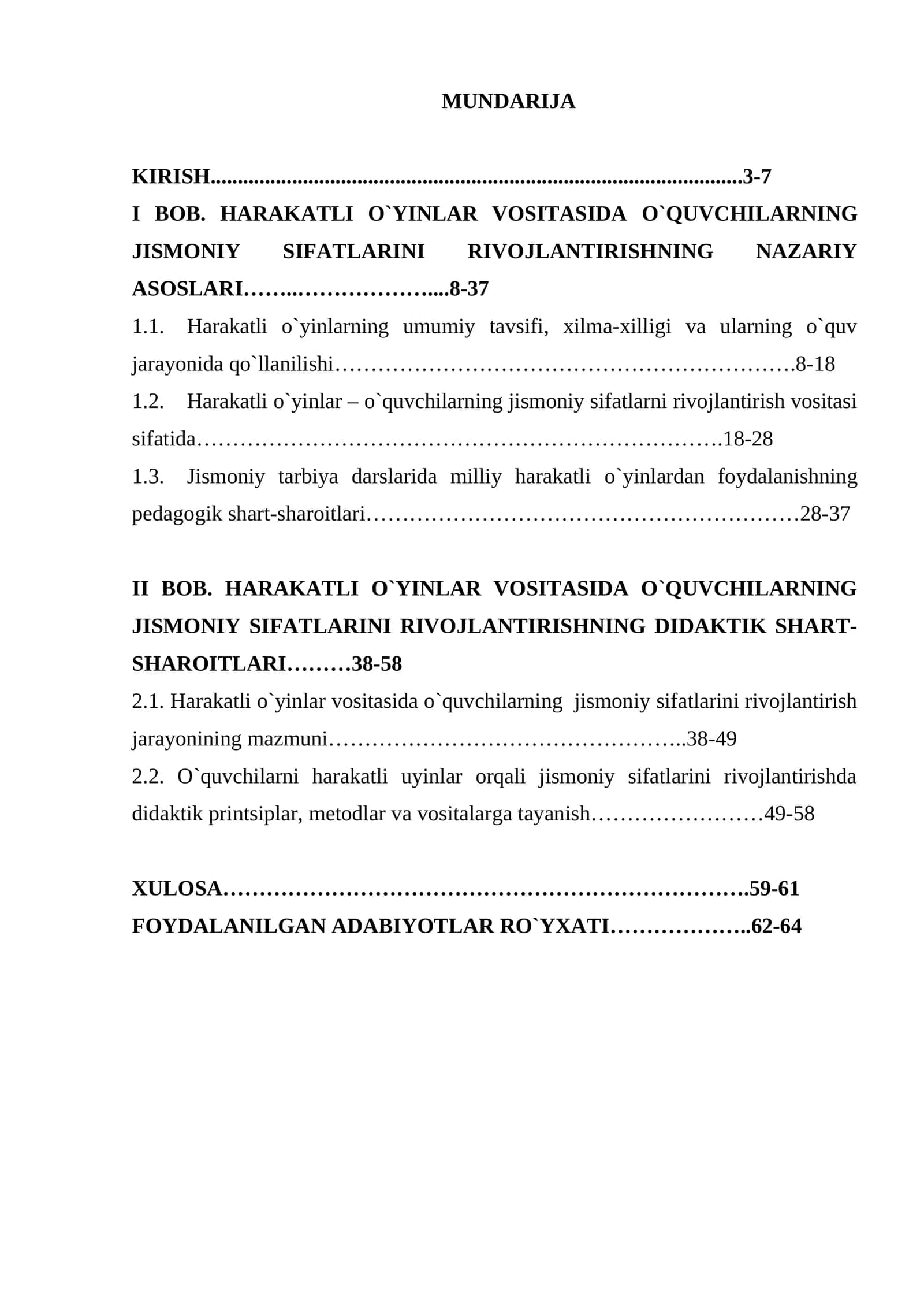 HARAKATLI O`YINLAR VOSITASIDA O`QUVCHILARNING JISMONIY SIFATLARINI RIVOJLANTIRISHNING NAZARIY ASOSLARI 1