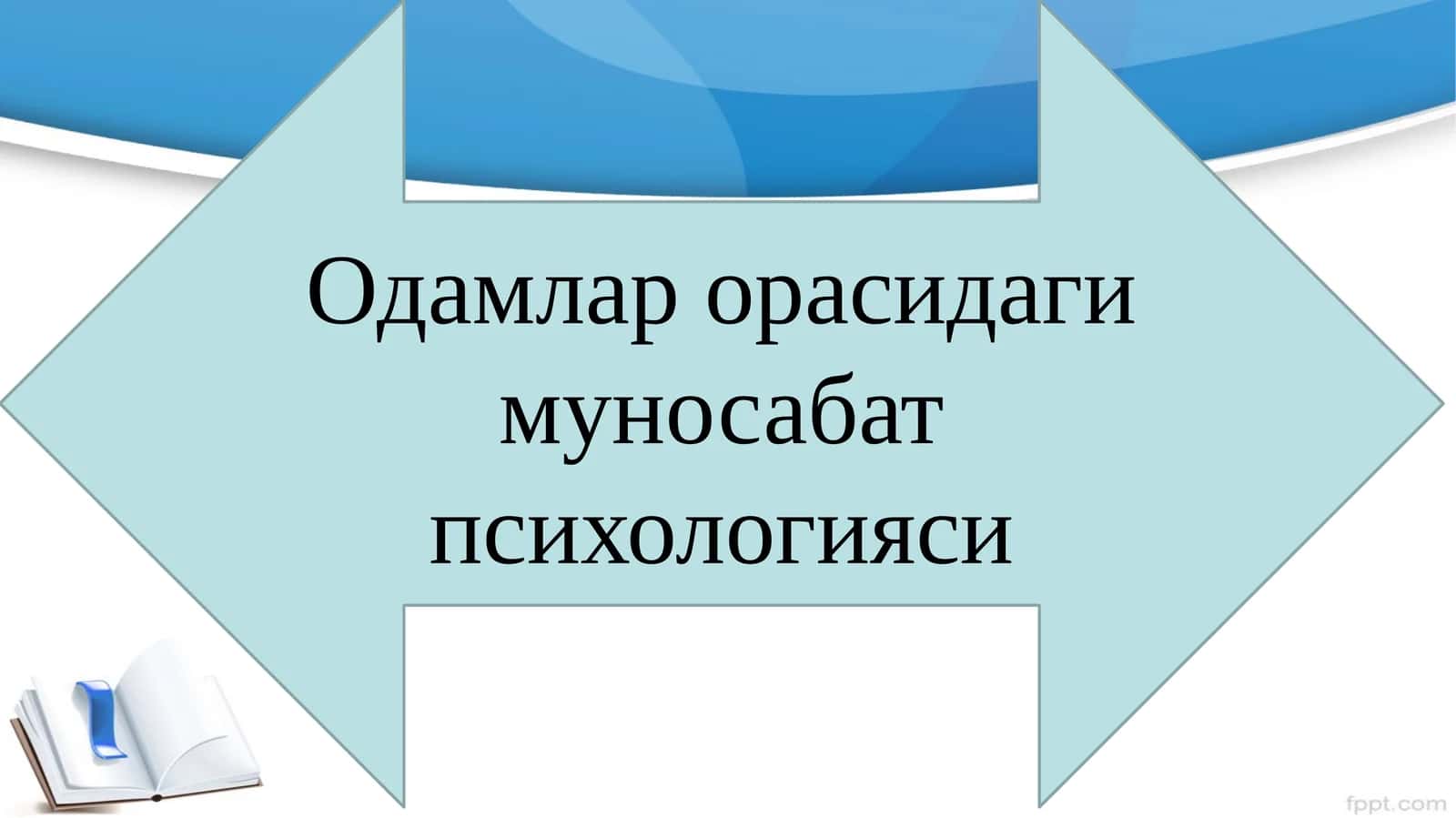 Ўзаро муносабатлар классификацияси 1