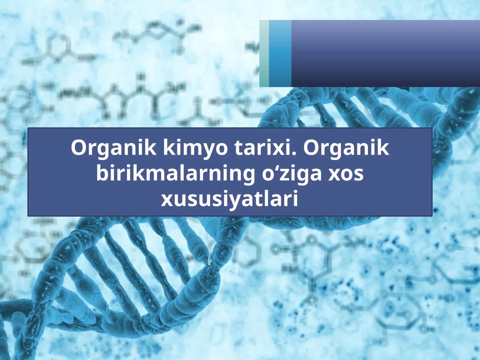Organik  kimyo 1