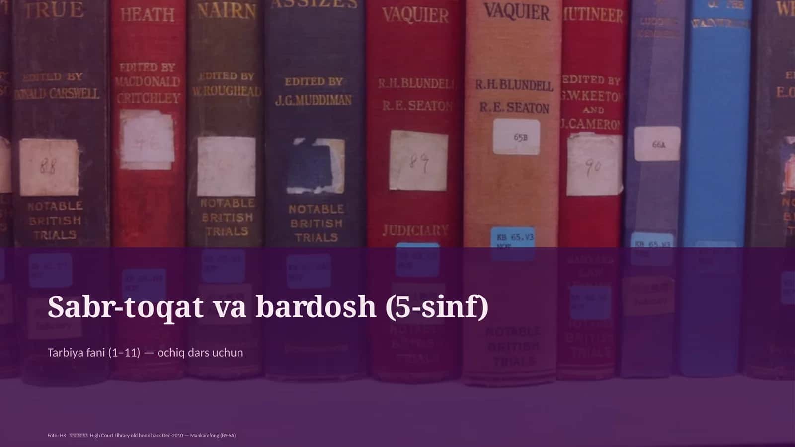 Sabr-toqat va bardosh (5-sinf) 1