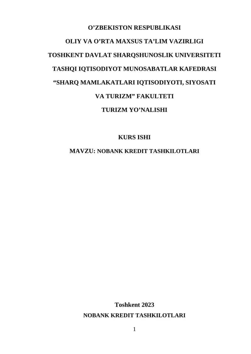 NOBANK KREDIT TASHKILOTLARI 1