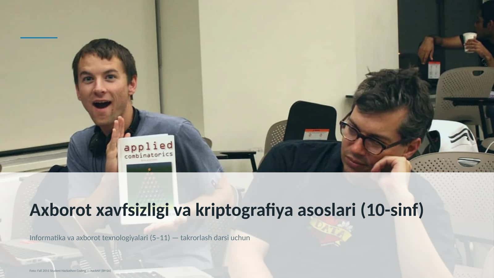 Axborot xavfsizligi va kriptografiya asoslari (10-sinf) 1