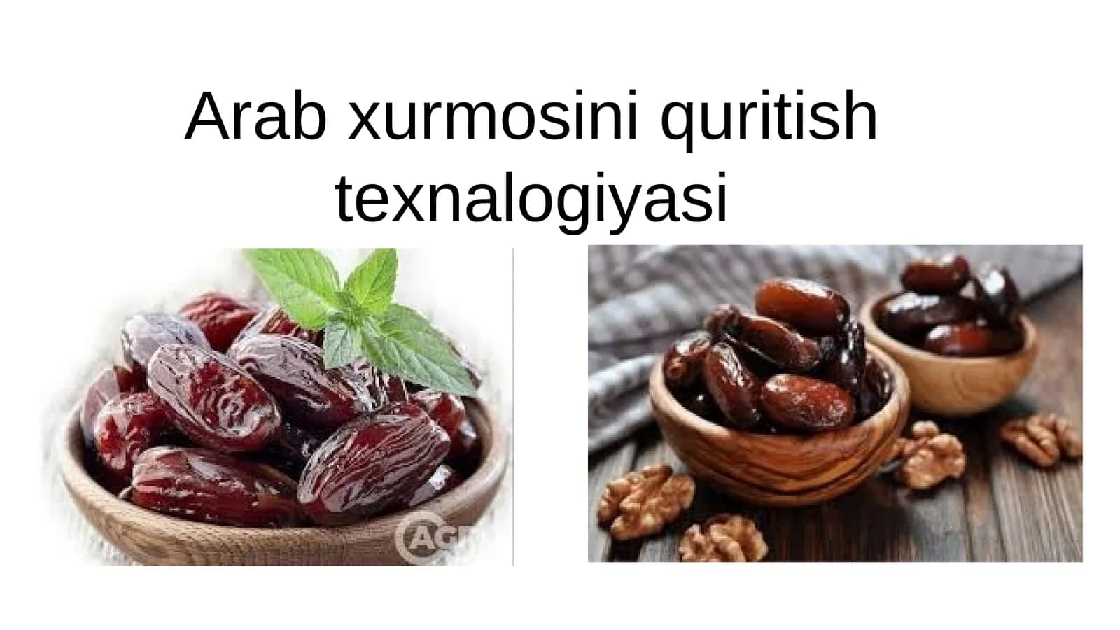 Arab xurmosini quritish texnalogiyasi 1