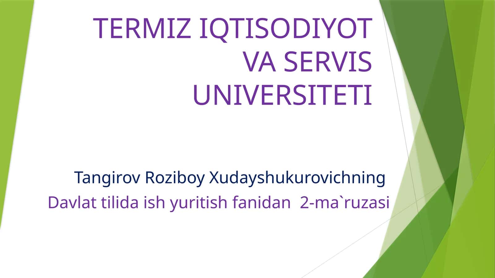 Davlattilidaishyuritishfanidan2-ma`ruzasi 1