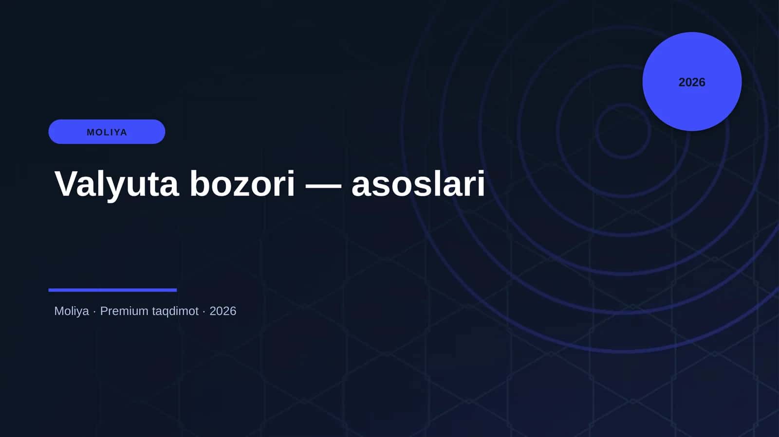 Valyuta bozori — asoslari 1