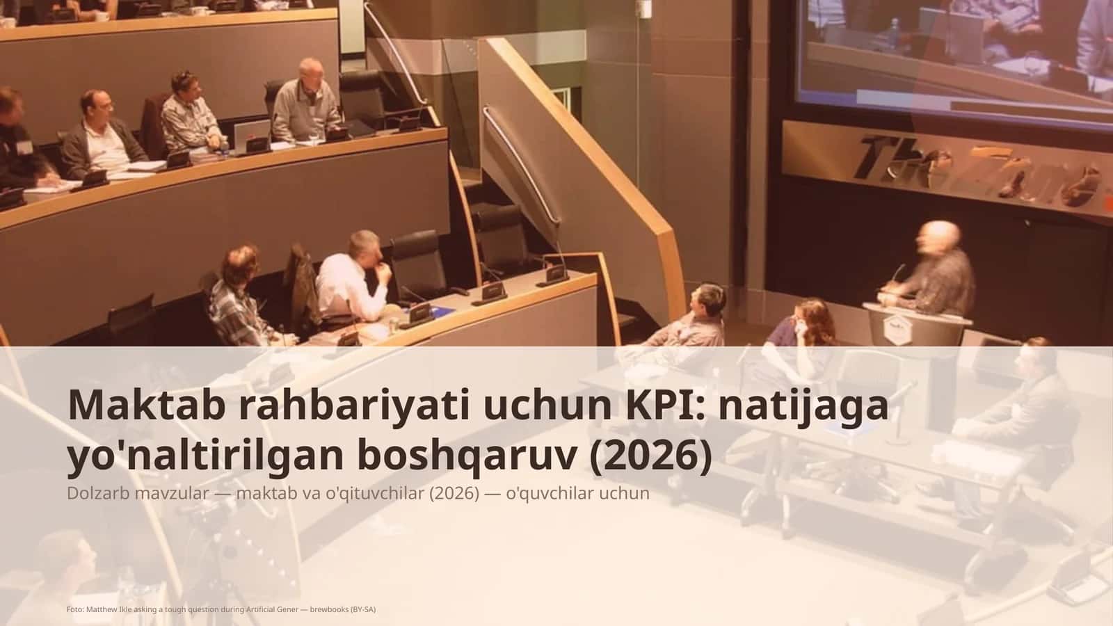 Maktab rahbariyati uchun KPI: natijaga yo'naltirilgan boshqaruv 1