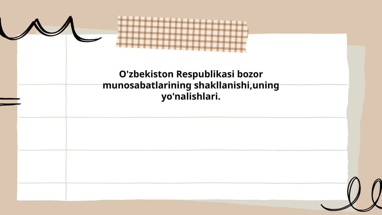 Bozor munosabatlarining nazariy asosi 1