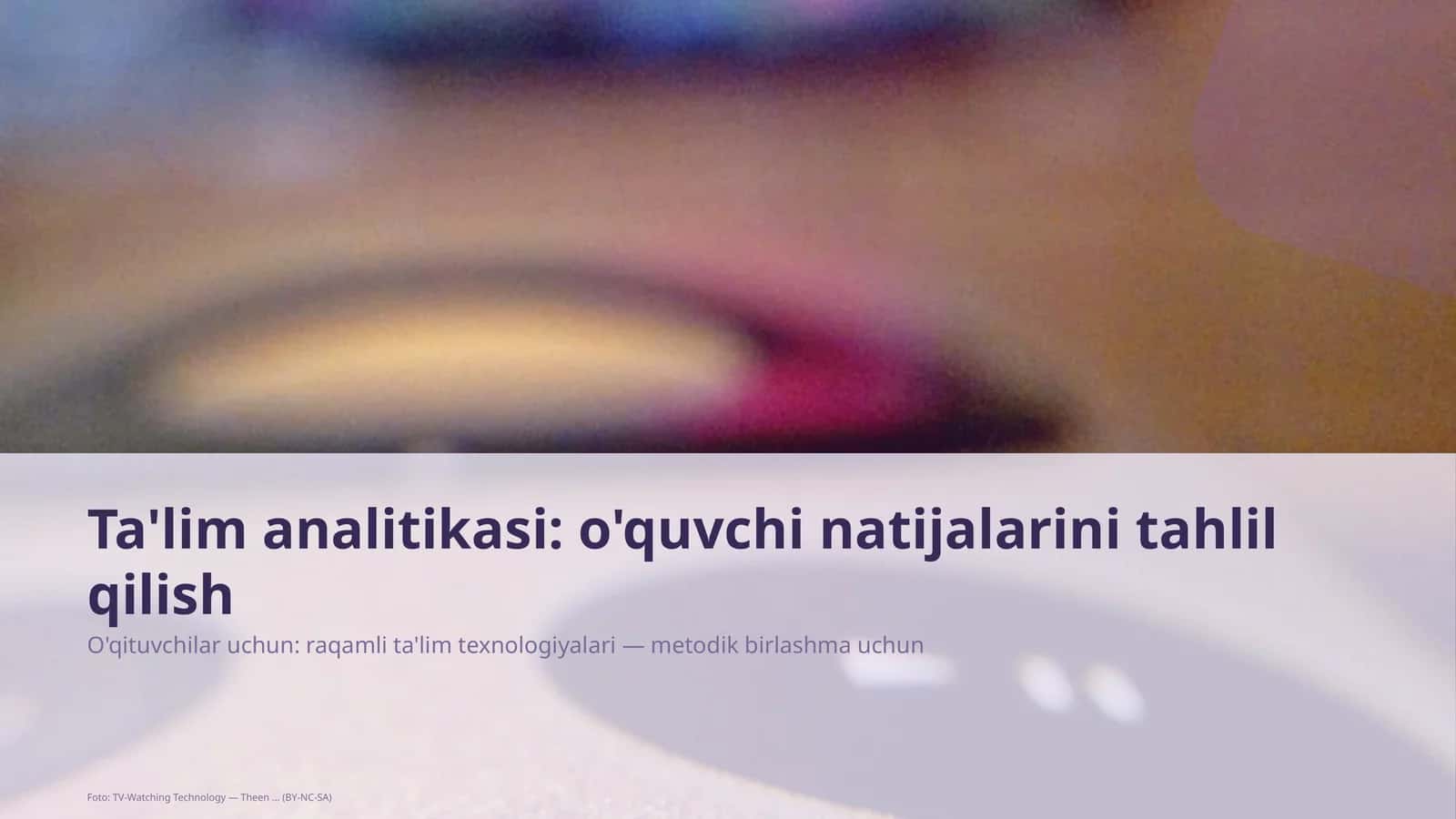 Ta'lim analitikasi: o'quvchi natijalarini tahlil qilish 1