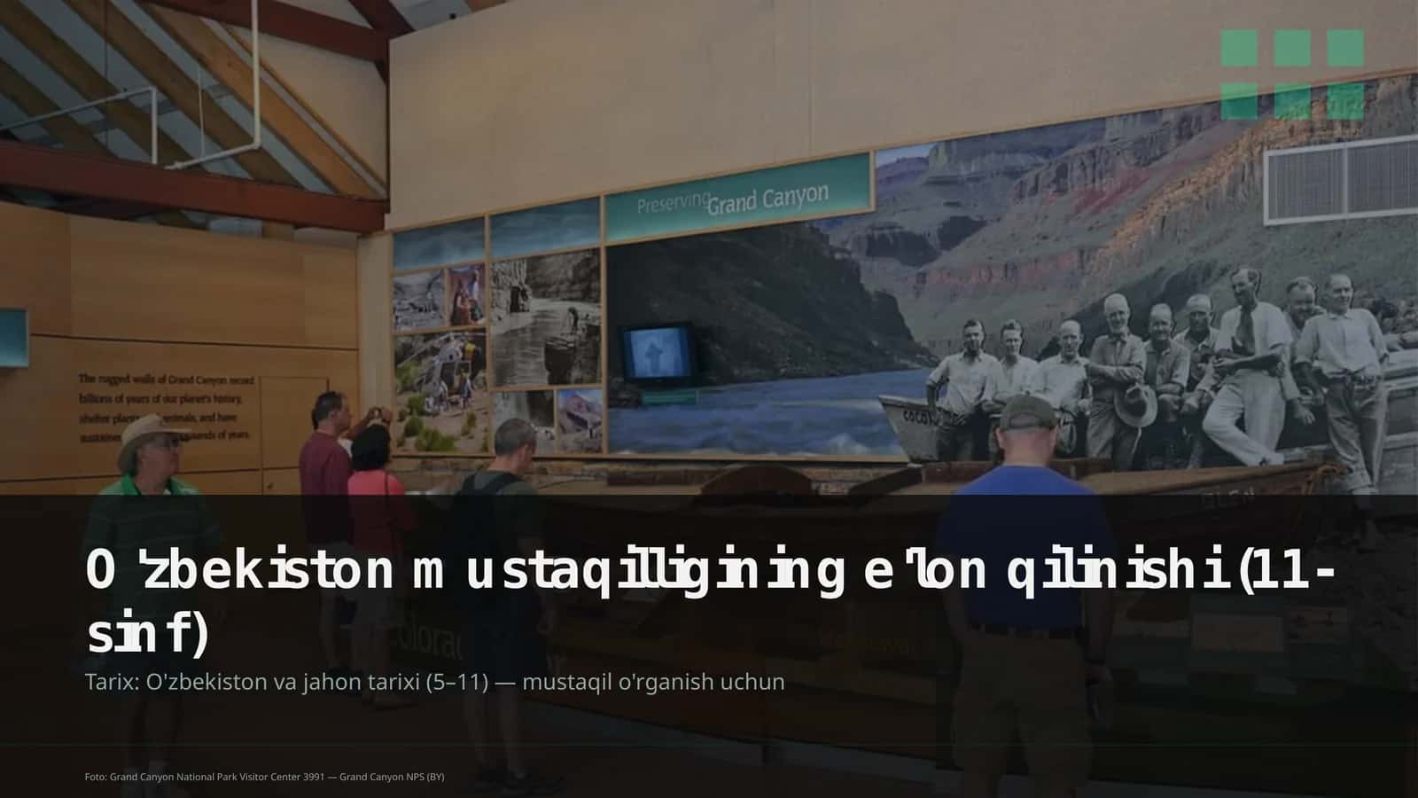 O'zbekiston mustaqilligining e'lon qilinishi (11-sinf) 1