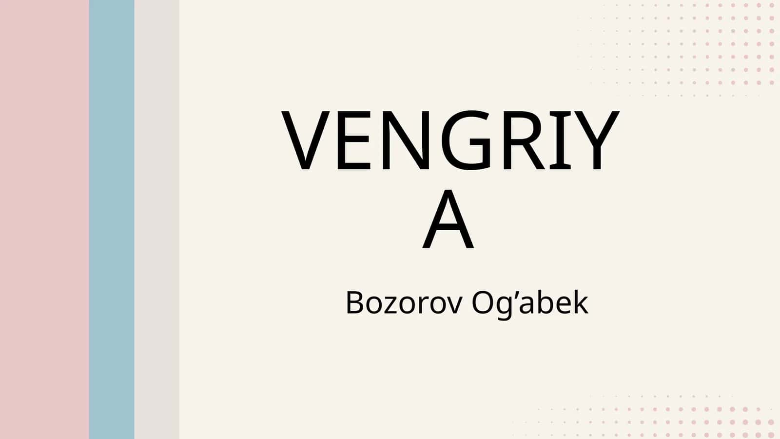 VENGRIYA 1