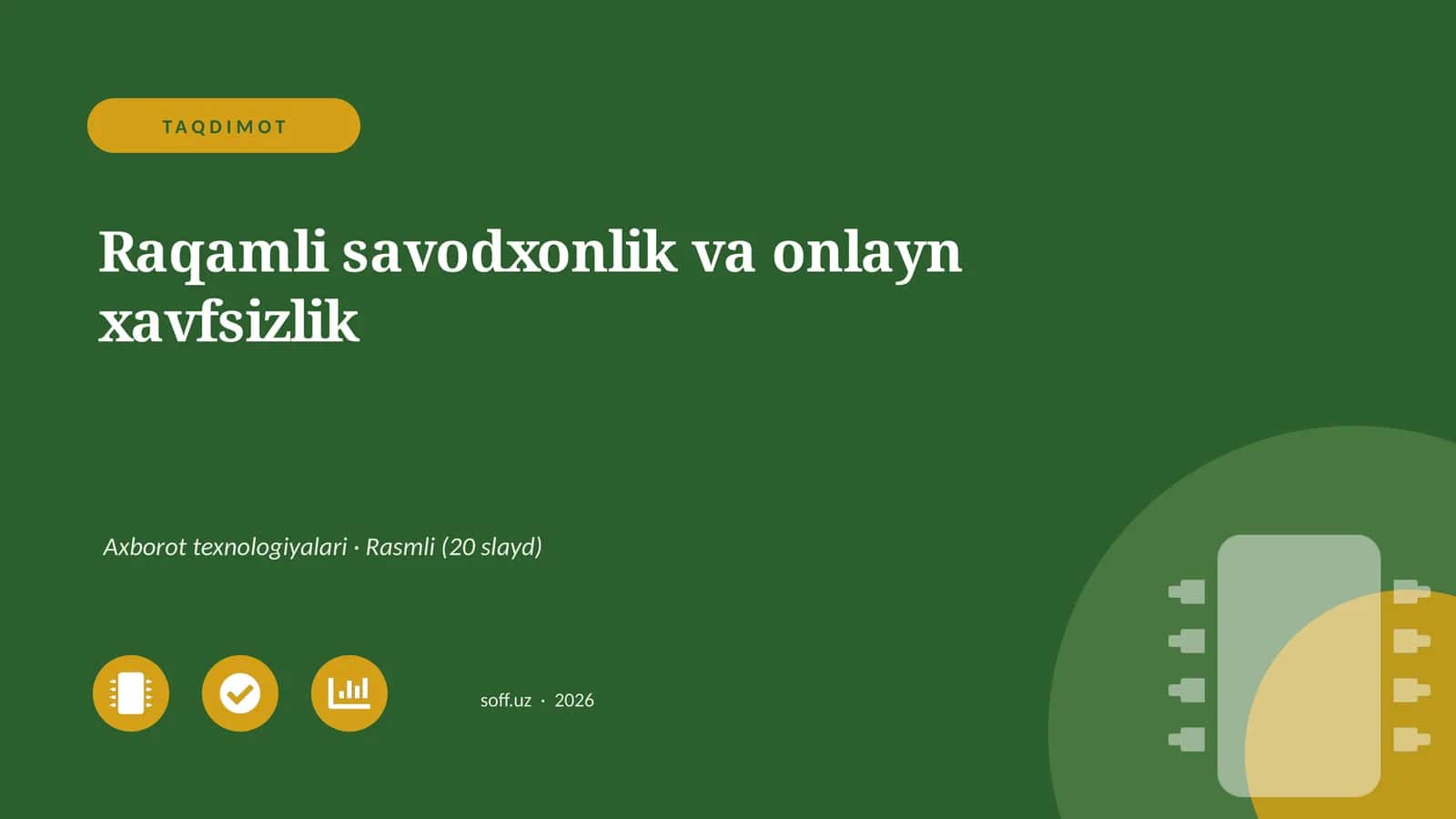 Raqamli savodxonlik va onlayn xavfsizlik 1